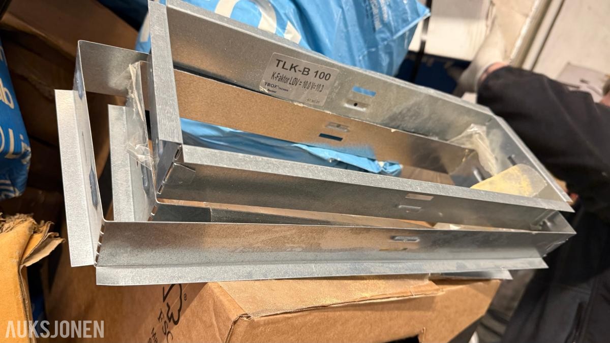 Stor parti ventilasjonsutstyr - Lindab, TROX, Swegon, Camfil m.fl