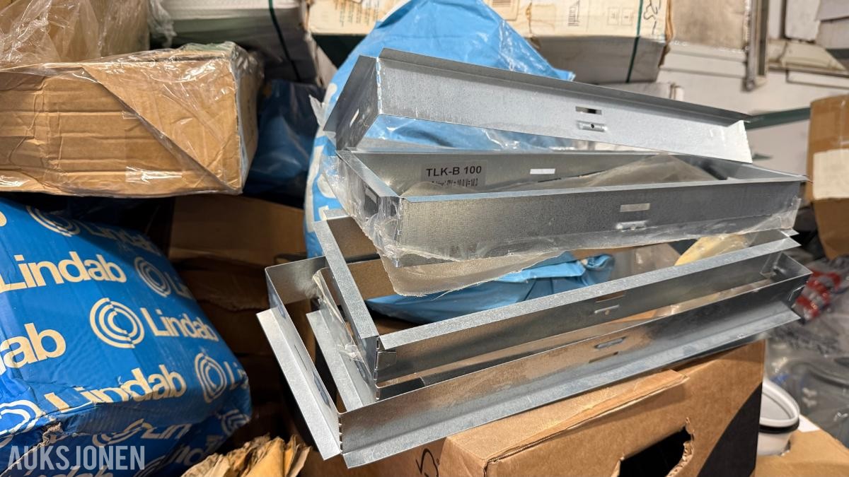 Stor parti ventilasjonsutstyr - Lindab, TROX, Swegon, Camfil m.fl