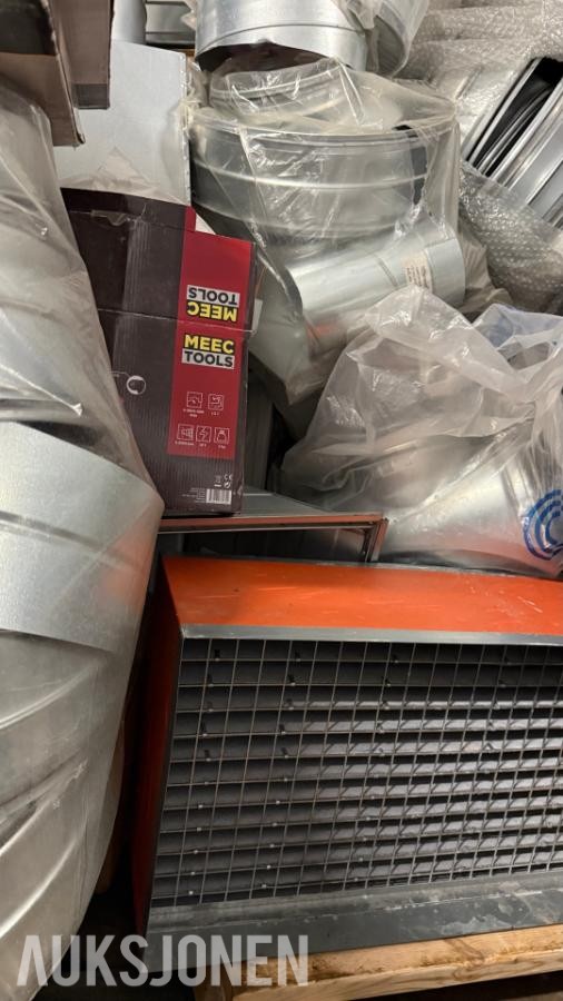 Stor parti ventilasjonsutstyr - Lindab, TROX, Swegon, Camfil m.fl