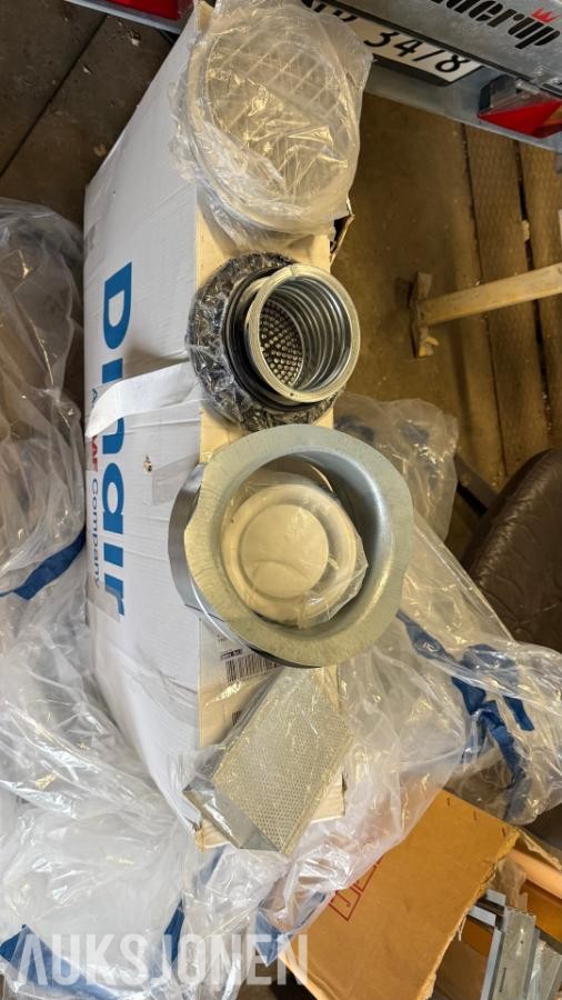 Stor parti ventilasjonsutstyr - Lindab, TROX, Swegon, Camfil m.fl