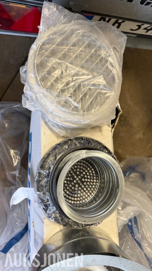 Stor parti ventilasjonsutstyr - Lindab, TROX, Swegon, Camfil m.fl