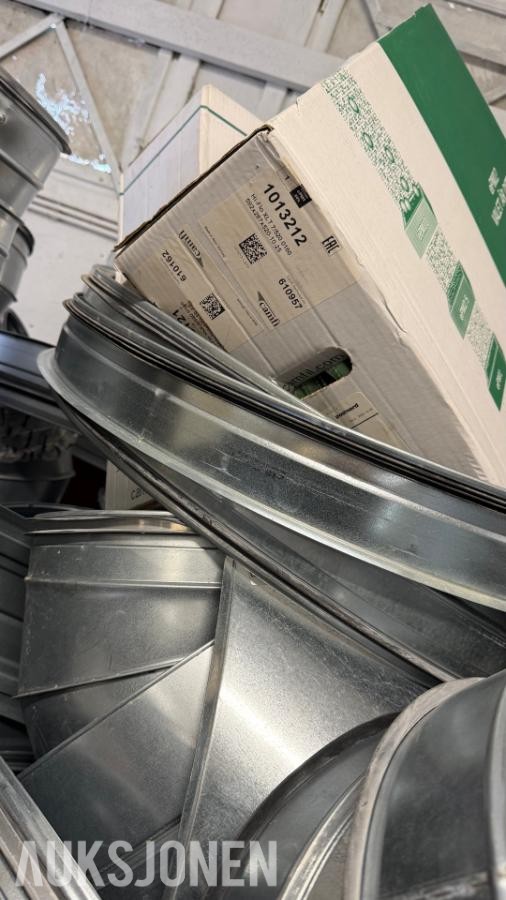 Stor parti ventilasjonsutstyr - Lindab, TROX, Swegon, Camfil m.fl