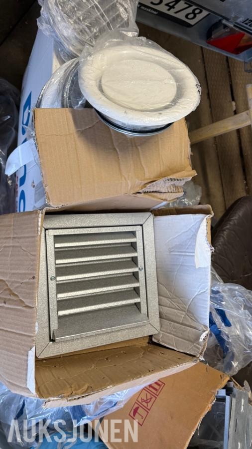 Stor parti ventilasjonsutstyr - Lindab, TROX, Swegon, Camfil m.fl