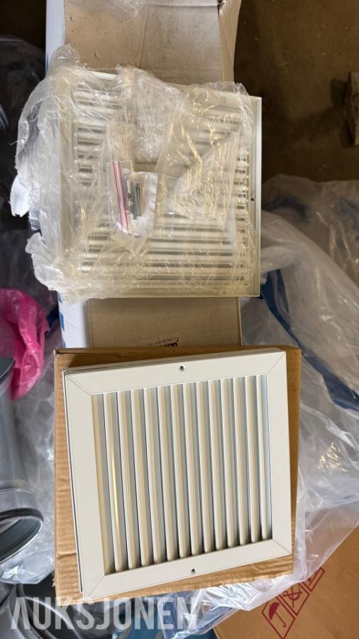Stor parti ventilasjonsutstyr - Lindab, TROX, Swegon, Camfil m.fl
