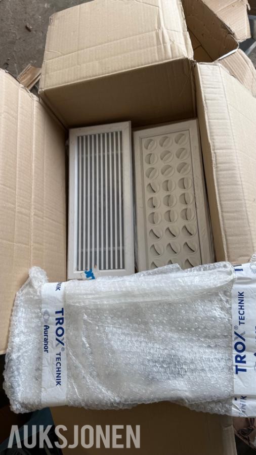 Stor parti ventilasjonsutstyr - Lindab, TROX, Swegon, Camfil m.fl