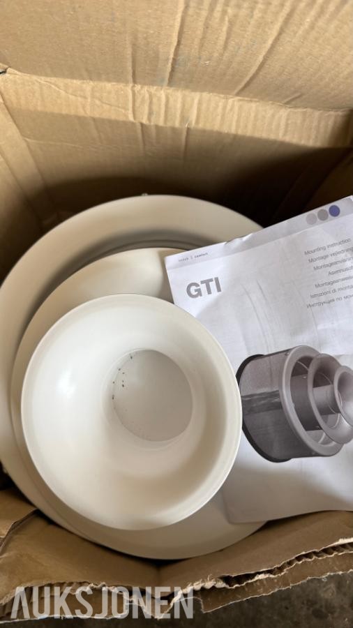 Stor parti ventilasjonsutstyr - Lindab, TROX, Swegon, Camfil m.fl