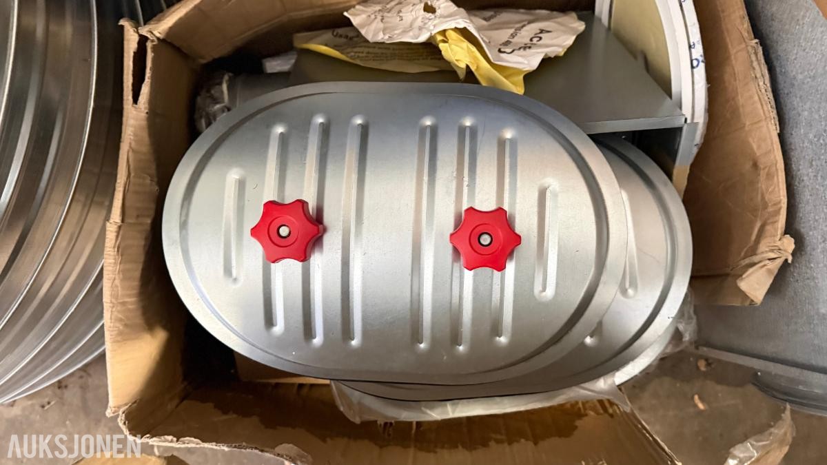 Stor parti ventilasjonsutstyr - Lindab, TROX, Swegon, Camfil m.fl