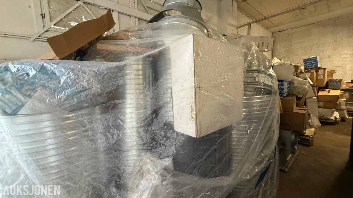 Stor parti ventilasjonsutstyr - Lindab, TROX, Swegon, Camfil m.fl