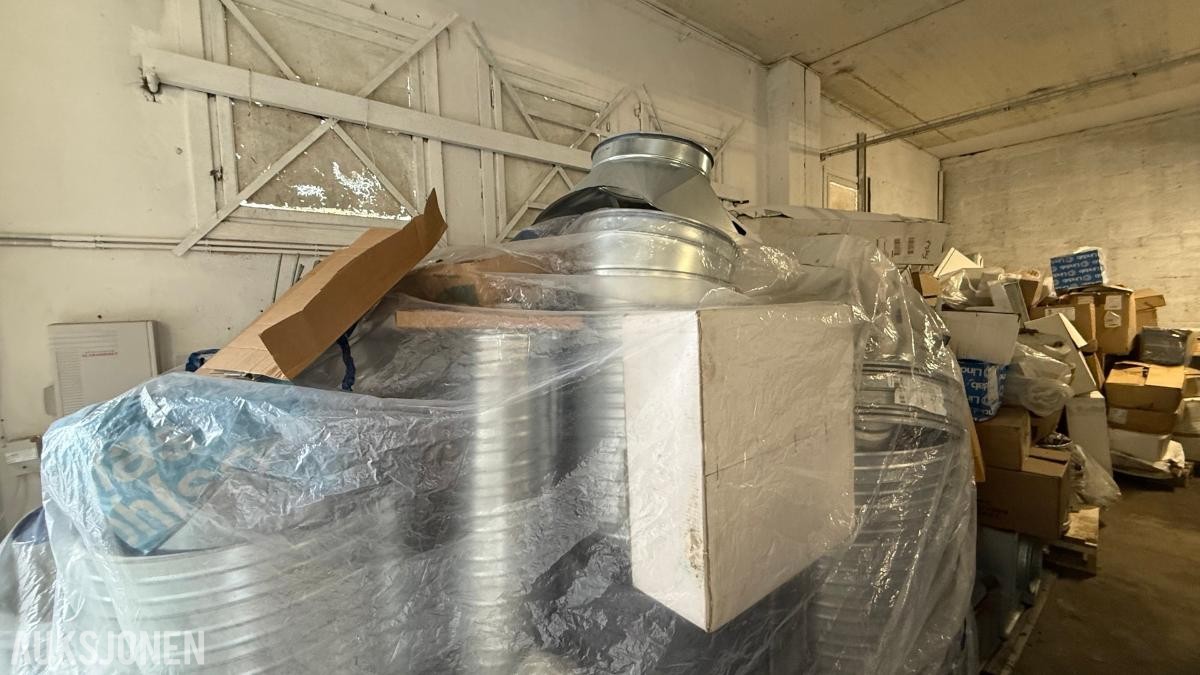 Stor parti ventilasjonsutstyr - Lindab, TROX, Swegon, Camfil m.fl