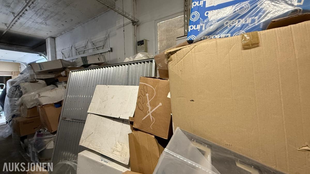 Stor parti ventilasjonsutstyr - Lindab, TROX, Swegon, Camfil m.fl