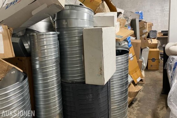 Stor parti ventilasjonsutstyr - Lindab, TROX, Swegon, Camfil m.fl