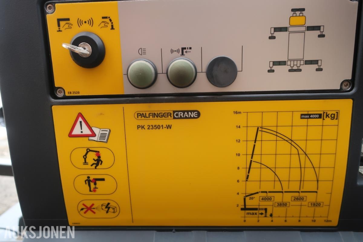 2017 PALFINGER PK 23501-W KRAN | HYDRAULISK UTSKYT 10,2 M | RRC | HPSC