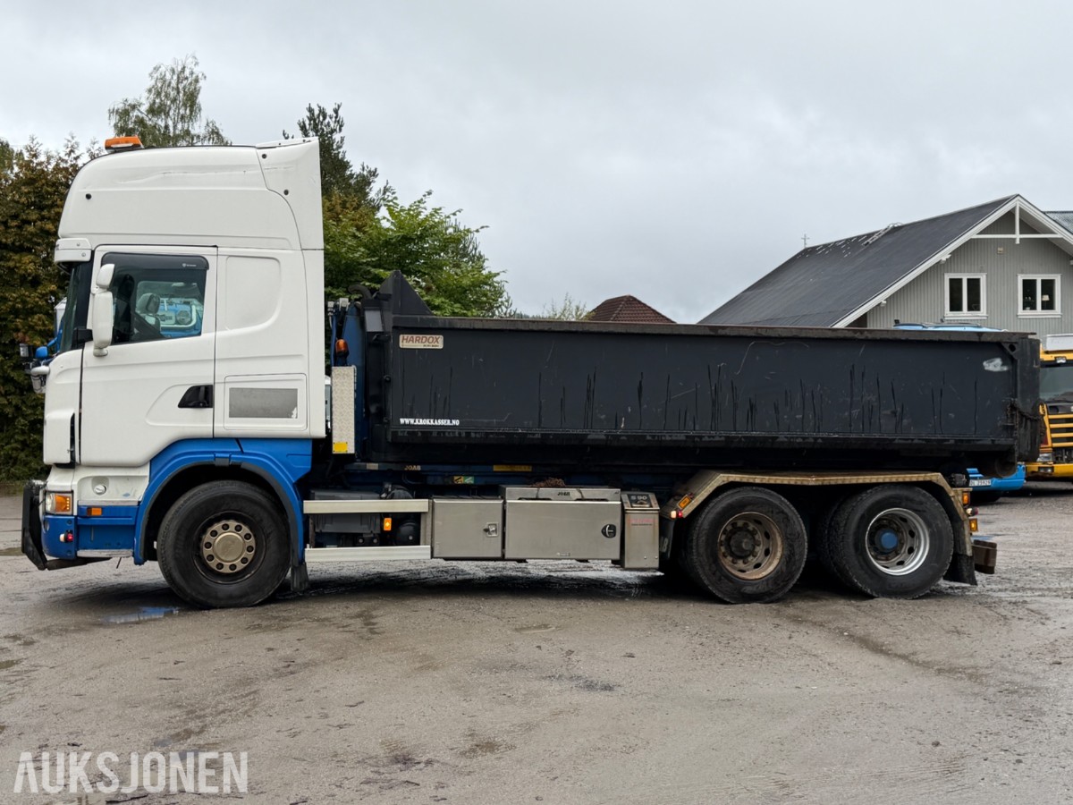 2008 Scania R-serie krokbil, JOAB krokpåbygg, Mählers brøytefeste