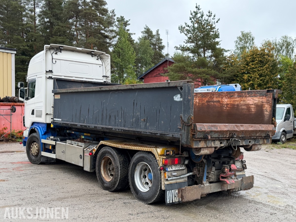 2008 Scania R-serie krokbil, JOAB krokpåbygg, Mählers brøytefeste