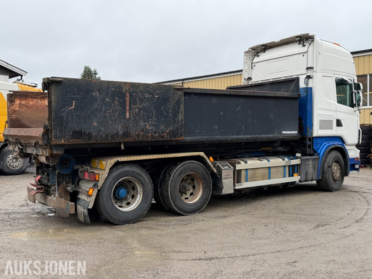 2008 Scania R-serie krokbil, JOAB krokpåbygg, Mählers brøytefeste