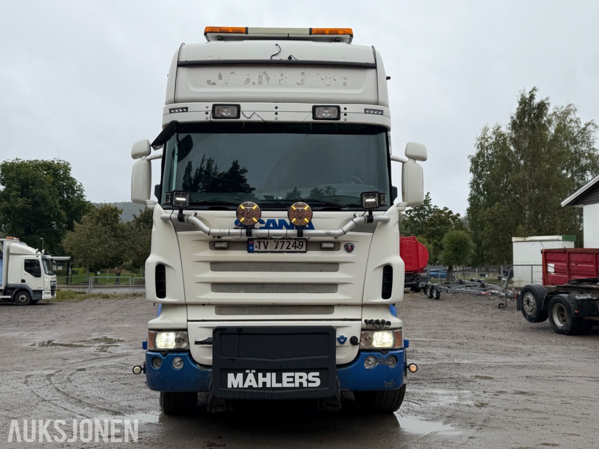 2008 Scania R-serie krokbil, JOAB krokpåbygg, Mählers brøytefeste