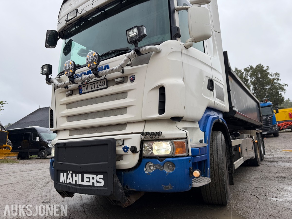 2008 Scania R-serie krokbil, JOAB krokpåbygg, Mählers brøytefeste