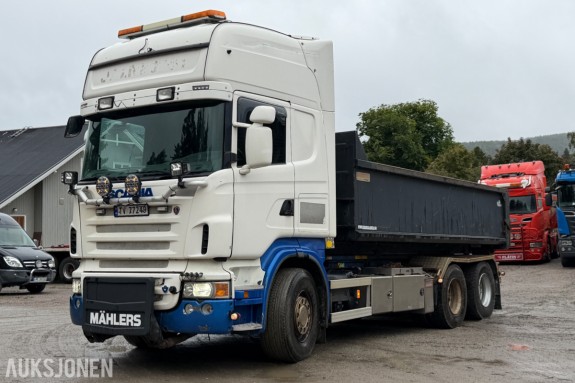 2008 Scania R-serie krokbil, JOAB krokpåbygg, Mählers brøytefeste