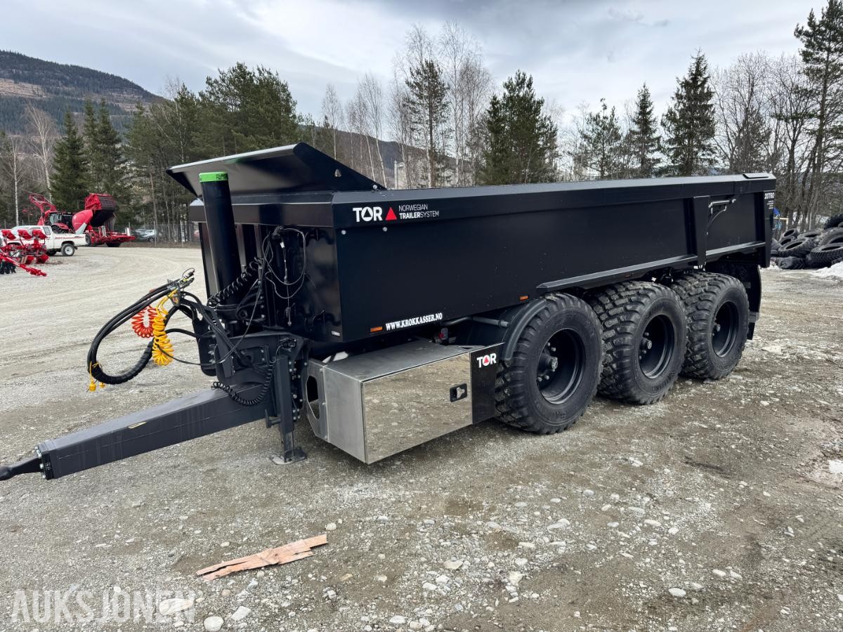 Tor DH20T60 3-akslet dumperhenger med 21720 kg lasteevne