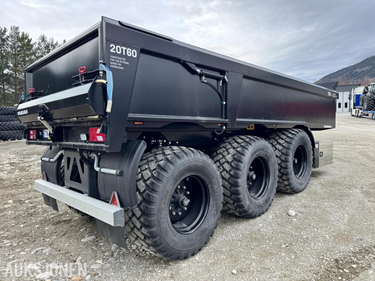 Tor DH20T60 3-akslet dumperhenger med 21720 kg lasteevne
