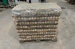 Parti med 50 paller fyringsbriketter – ca. 31,5 tonn