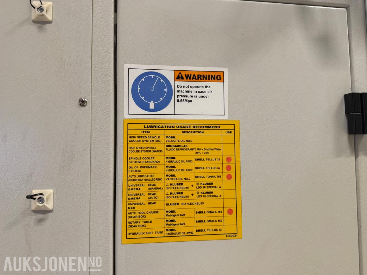 2014 Eumach 3Akse fresemaskin VMC 1100 400V