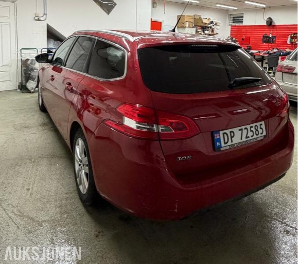 2015 Peugeot 308 1,2 VTI 130HK AUTOMAT OLJEFORBRUK PROSJEKT 