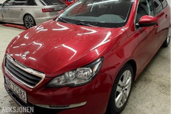 2015 Peugeot 308 1,2 VTI 130HK AUTOMAT OLJEFORBRUK PROSJEKT 