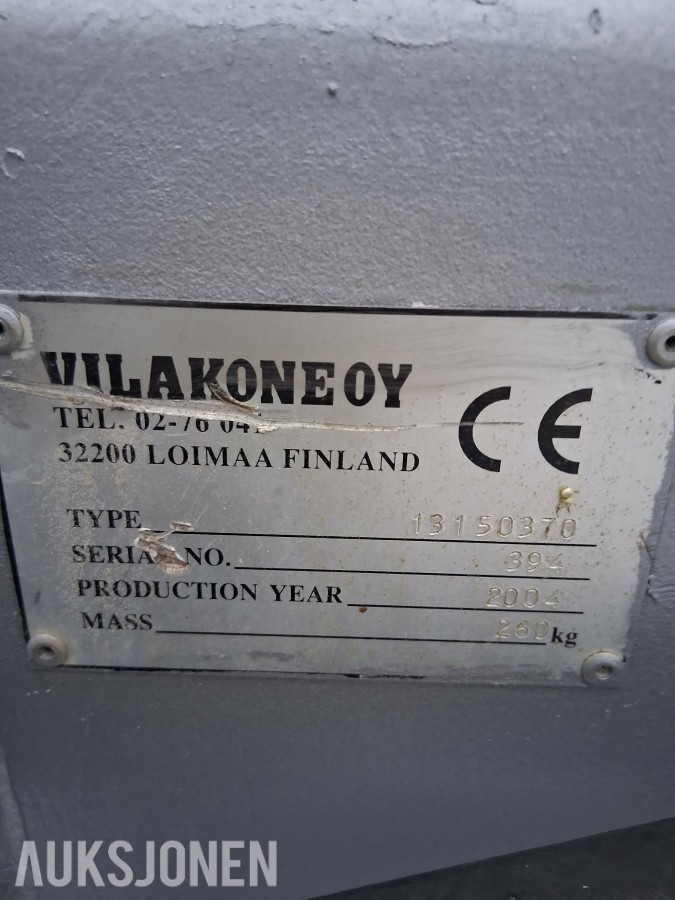 2004 Wille 370 Strøkasse