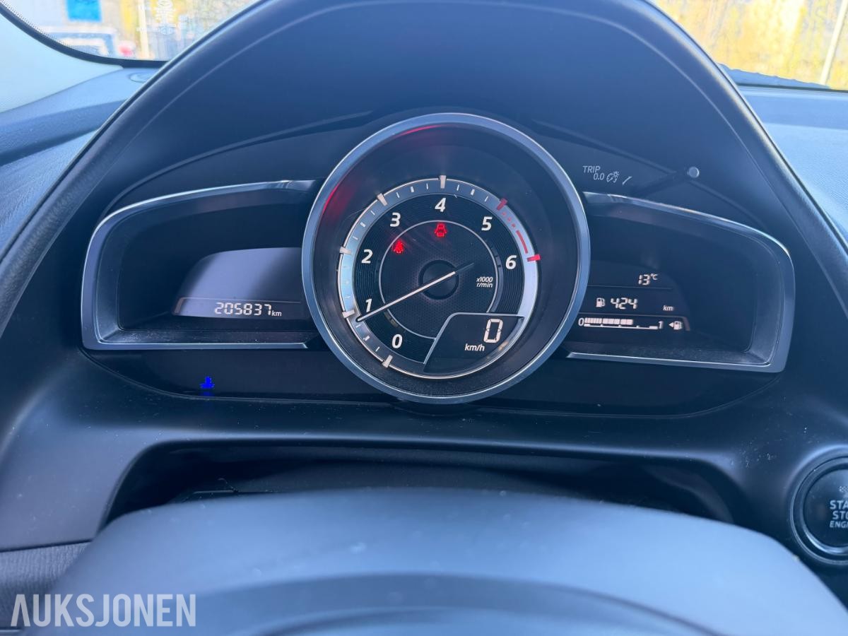 2016 MAZDA CX-3 1.5D 105HK,EU-OK 2-2028,OPTIMUM, 206000km