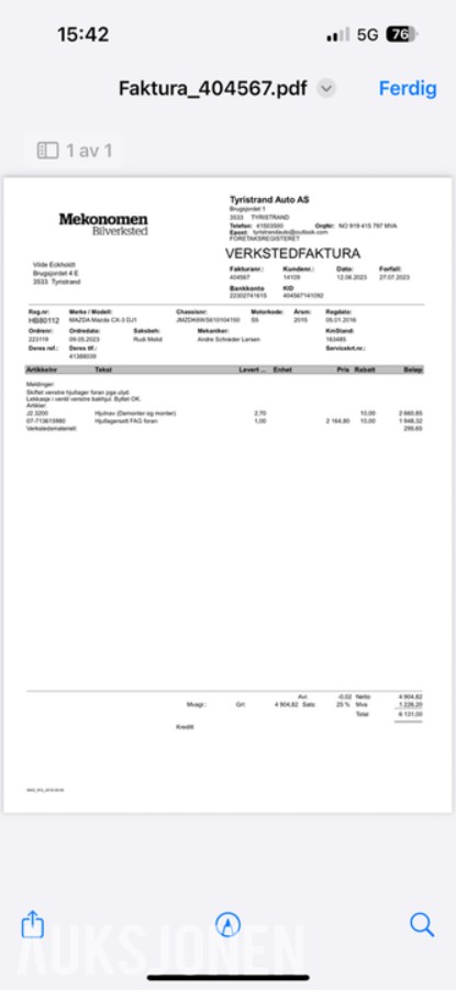 2016 MAZDA CX-3 1.5D 105HK,EU-OK 2-2028,OPTIMUM, 206000km