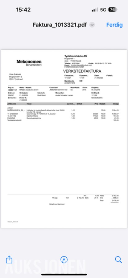 2016 MAZDA CX-3 1.5D 105HK,EU-OK 2-2028,OPTIMUM, 206000km