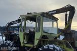 Tømmerkran ca. 6,5 m rekkevidde med hydraulisk sentral