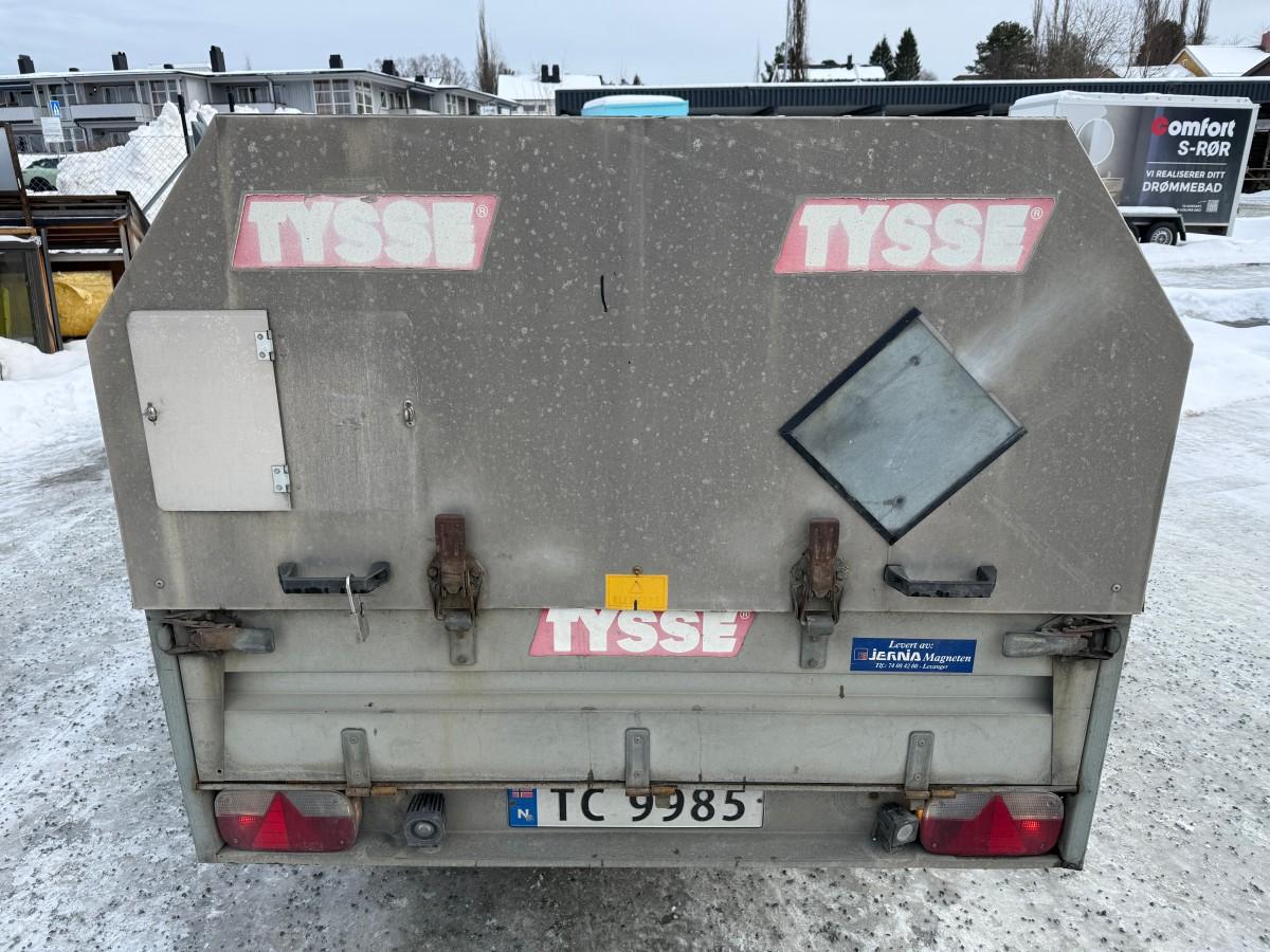 2012 Tysse sprengstoffhenger med 