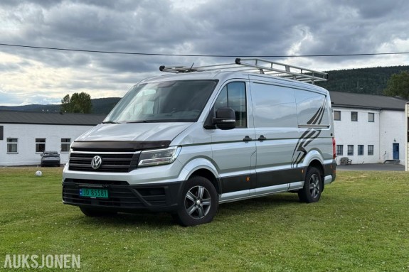 2019 Volkswagen Crafter 35 L3 2,0 TDI 177hk automat servicer fulgt adaptiv cruisekontroll hengerfeste s+v dekk 