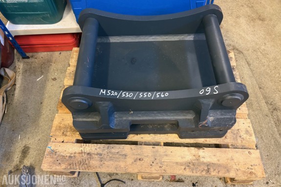 Hammerplate med S60 feste - Ny!