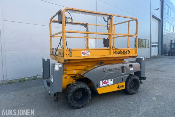 2018 Haulotte Compact 10DX terrengående sakselift - servicehistorikk - 4X4