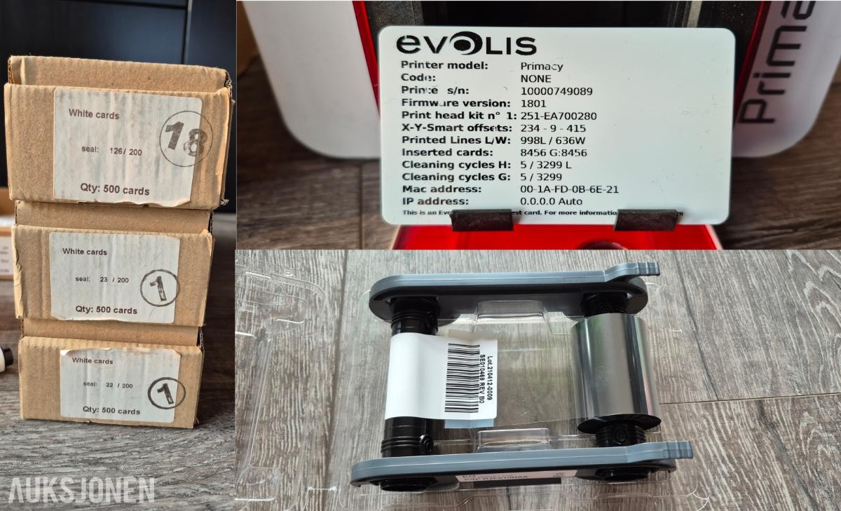 Evolis Primacy Expert PM1H0000RS kortprinter