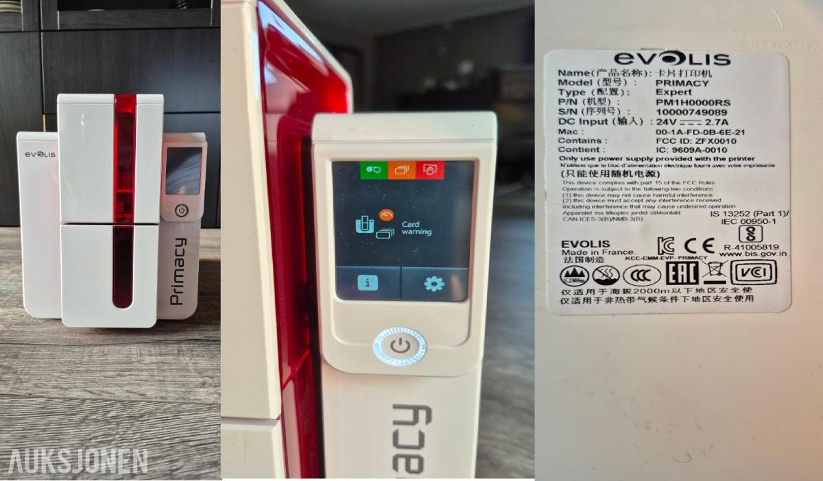Evolis Primacy Expert PM1H0000RS kortprinter