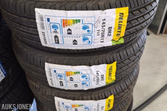 2018 4 Stk. Delinte 145/70r13 Sommerdekk DH2