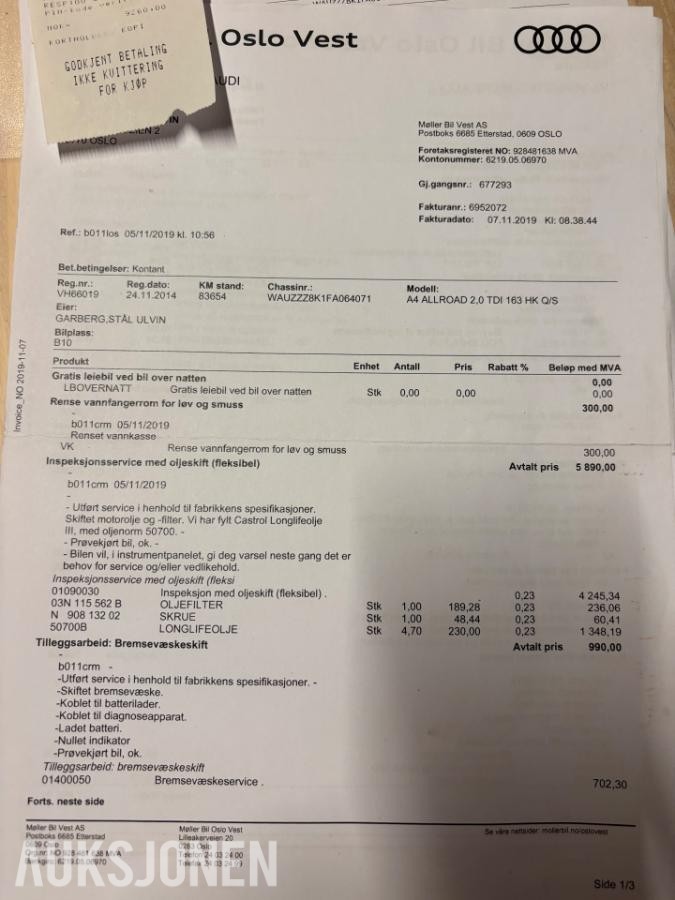 2015 Audi A4 Allroad 2.0 163hk Quattro 