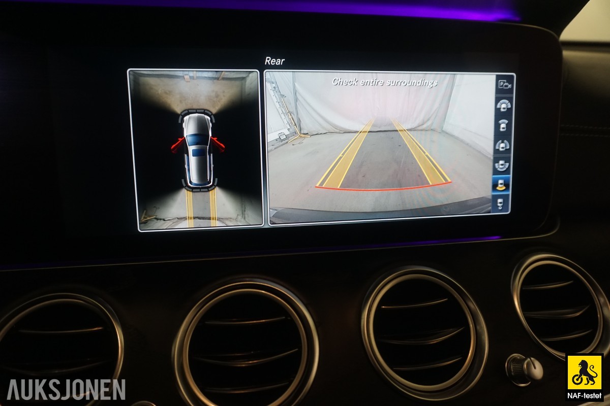 2017 Mercedes-Benz E200 AMG 184HK AUTOMAT HENGERFESTE BURMESTER 360-KAMERA PANORAMA HEAD-UP