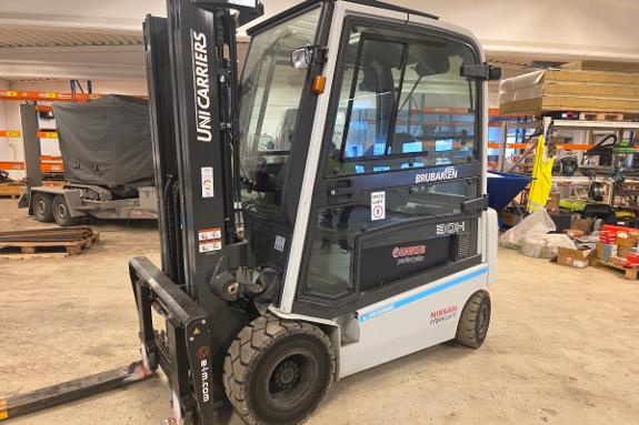 2014 Nissan QX2 30H gaffeltruck, triplex, sideshift, kun 295 timer