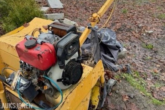 Dieseldrevet vibrasjonsvals Jordvals ca 300/400 kg