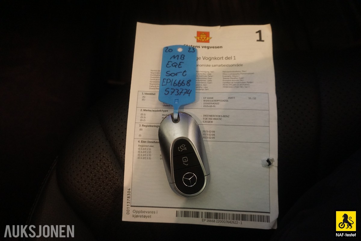 2023 MERCEDES-BENZ EQE 350 4MATIC AUT PANO LED ACC FILASSIST 