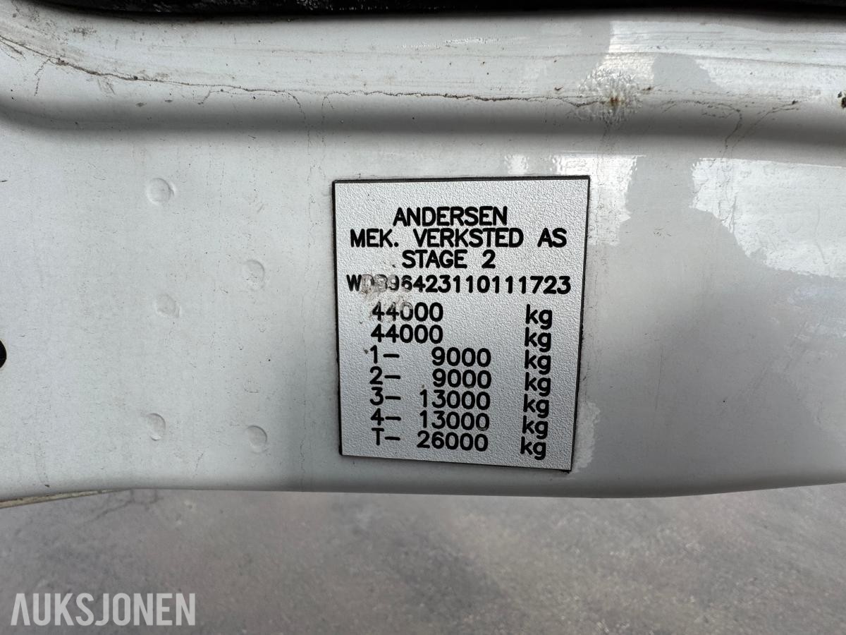2017 Mercedes-Benz Arocs 8x4 bolterigg 2 armer / nylig EU-godkjent