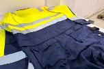 4 stk Blåkläder varselkjeledress modell 6373 - størrelse C46