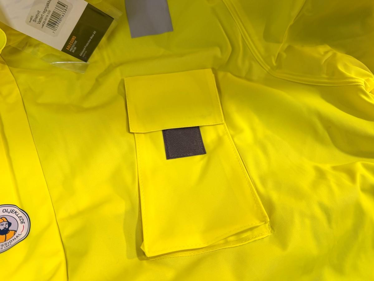 26 stk Aalesund Oljeklede Snehvit vattert regnjakke 2XL – Hi-Vis gul
