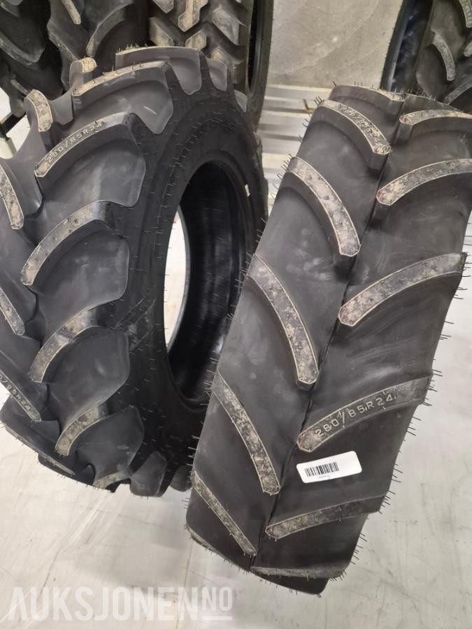 2Stk 280/85r24 TRAKTORDEKK FIRESTONE Performer 85 Extra