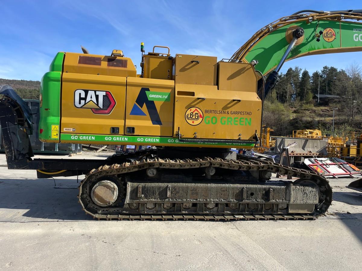 2021 CAT 352 Beltegraver, diesel-elektrisk, Hk feste, graveskuffe